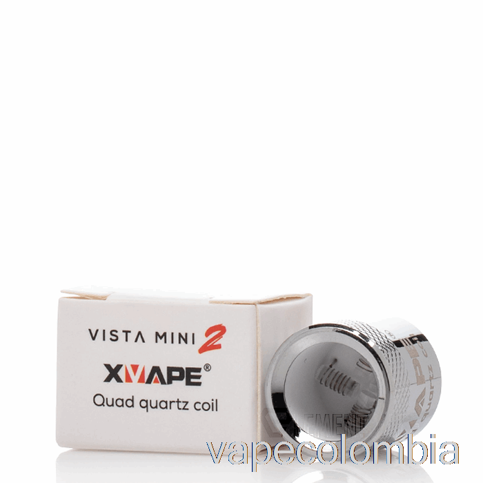 Vape Kit Completo Xvape Vista Mini 2 Bobinas De Repuesto Atomizador De Calentamiento De Cuarzo Cuádruple